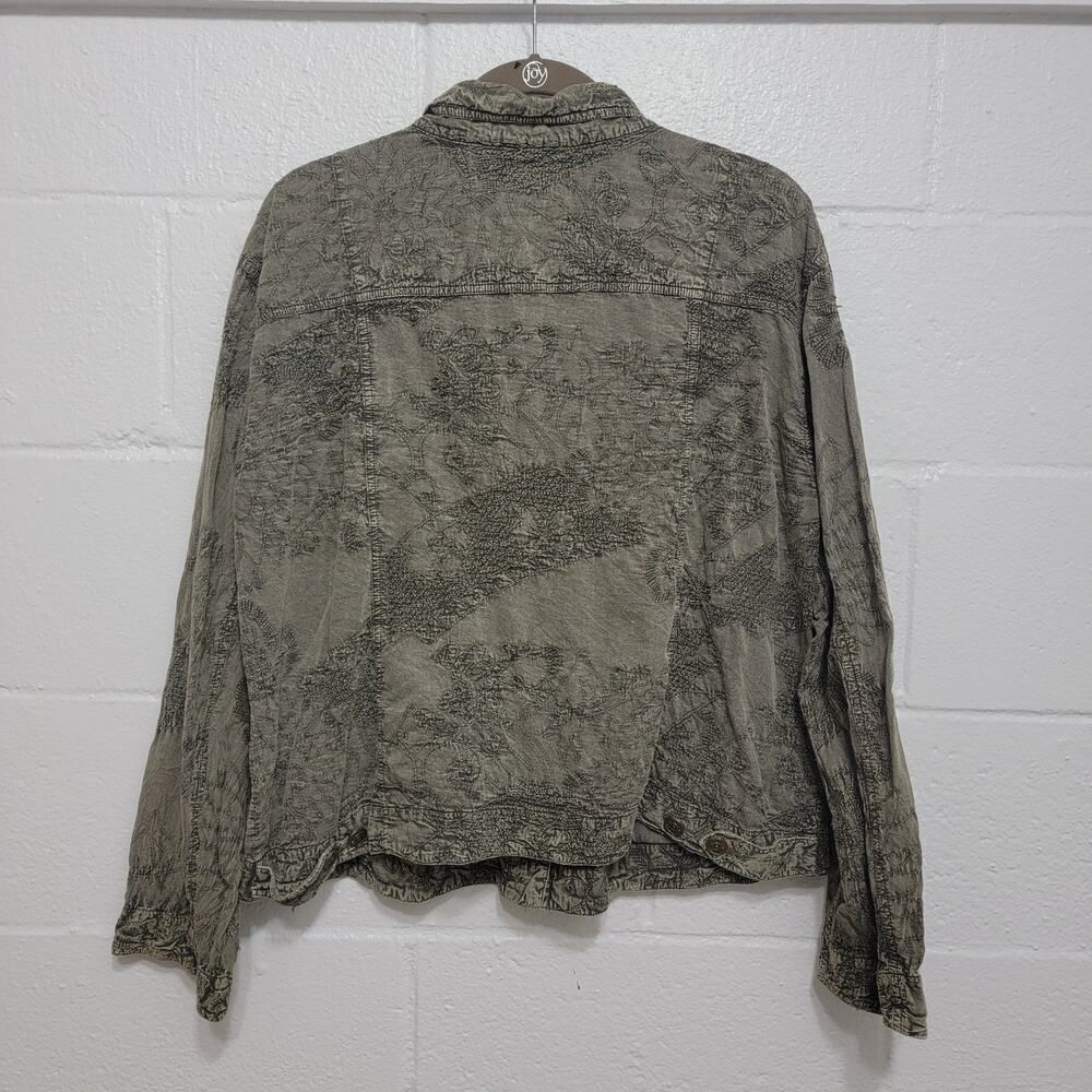 Chico's Boho Embroidered Jacket - Picture 2 of 9